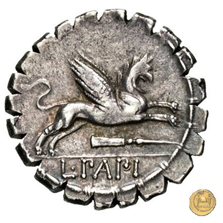 384/1 - denario L. Papius 79 BC (Roma)