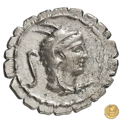 384/1 - denario L. Papius 79 BC (Roma)