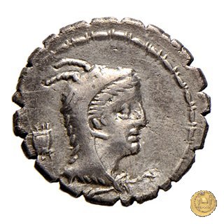 384/1 - denario L. Papius 79 BC (Roma)