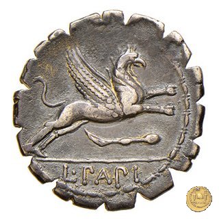 384/1 - denario L. Papius 79 BC (Roma)