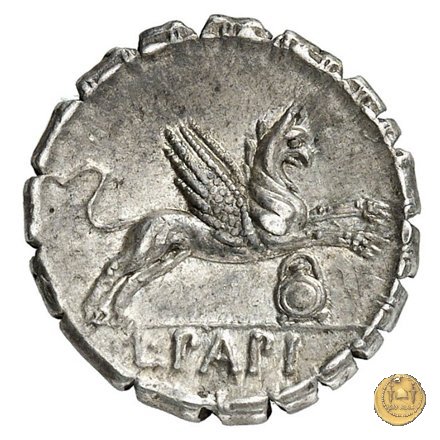 384/1 - denario L. Papius 79 BC (Roma)