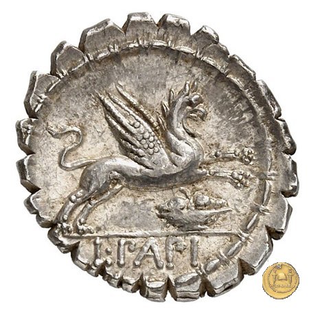 384/1 - denario L. Papius 79 BC (Roma)