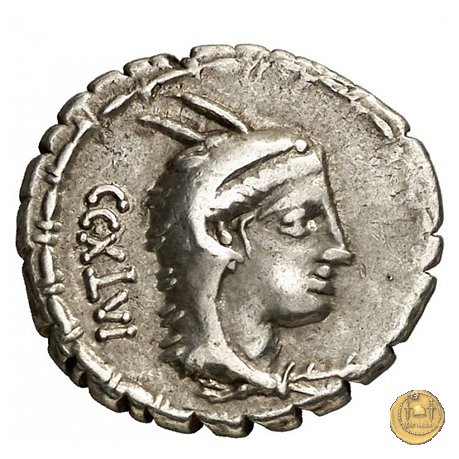 384/1 - denario L. Papius 79 BC (Roma)