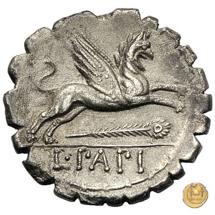 384/1 - denario L. Papius 79 BC (Roma)