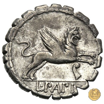 384/1 - denario L. Papius 79 BC (Roma)