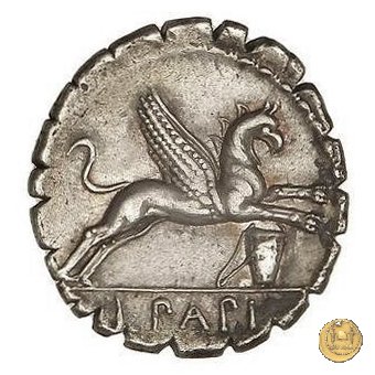 384/1 - denario L. Papius 79 BC (Roma)