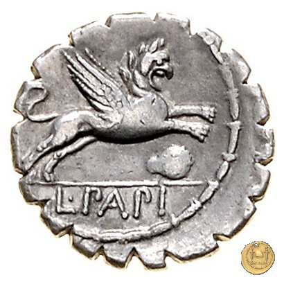 384/1 - denario L. Papius 79 BC (Roma)