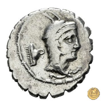 384/1 - denario L. Papius 79 BC (Roma)