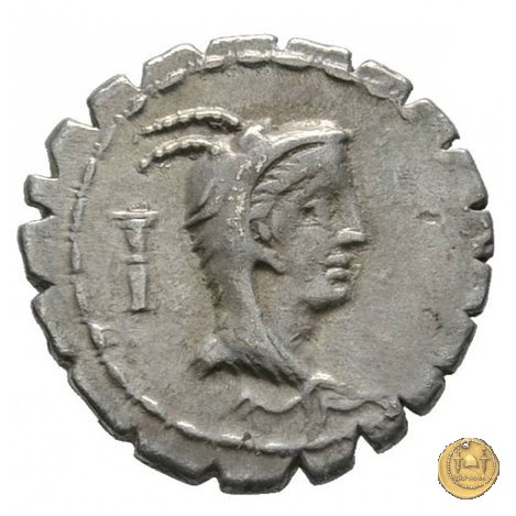 384/1 - denario L. Papius 79 BC (Roma)