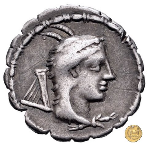 384/1 - denario L. Papius 79 BC (Roma)