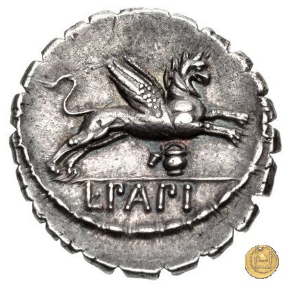 384/1 - denario L. Papius 79 BC (Roma)