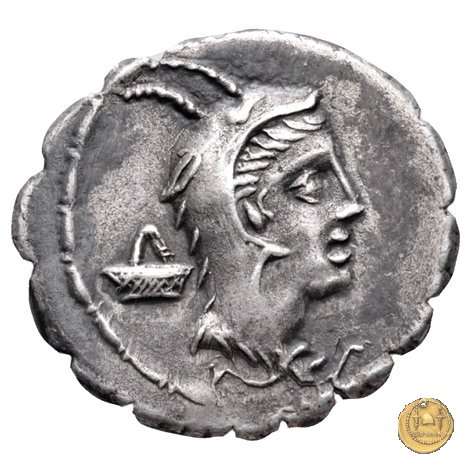 384/1 - denario L. Papius 79 BC (Roma)