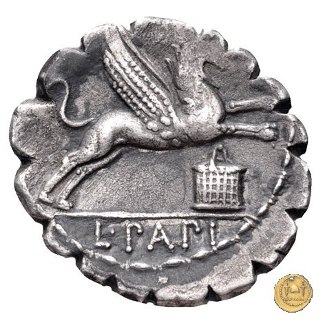 384/1 - denario L. Papius 79 BC (Roma)