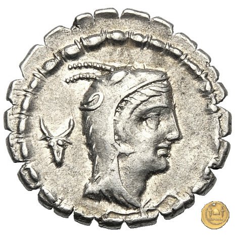 384/1 - denario L. Papius 79 BC (Roma)