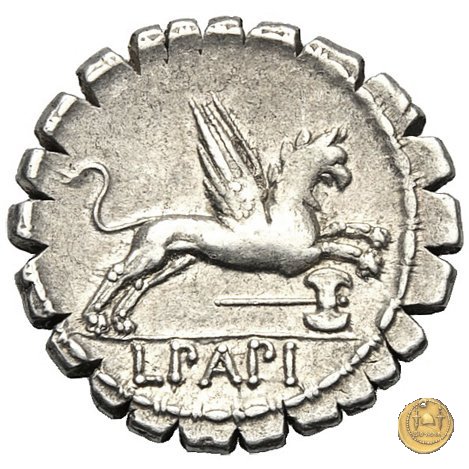 384/1 - denario L. Papius 79 BC (Roma)