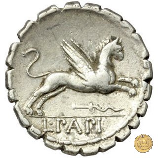 384/1 - denario L. Papius 79 BC (Roma)