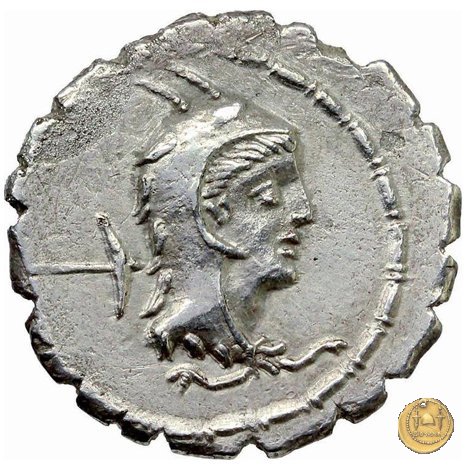 384/1 - denario L. Papius 79 BC (Roma)