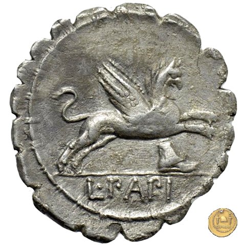 384/1 - denario L. Papius 79 BC (Roma)