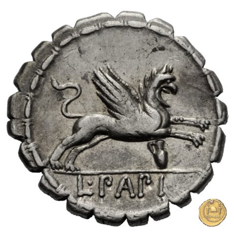 384/1 - denario L. Papius 79 BC (Roma)