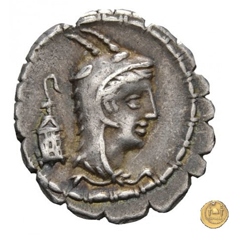 384/1 - denario L. Papius 79 BC (Roma)