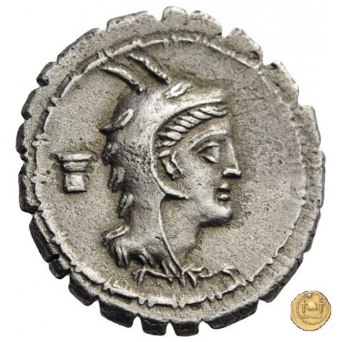 384/1 - denario L. Papius 79 BC (Roma)