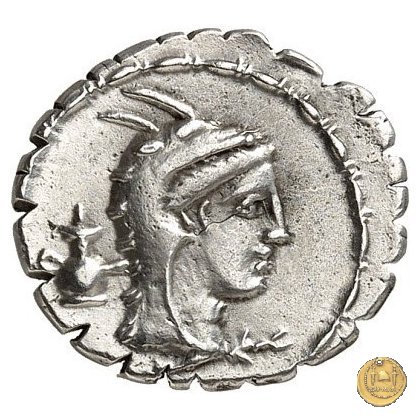 384/1 - denario L. Papius 79 BC (Roma)