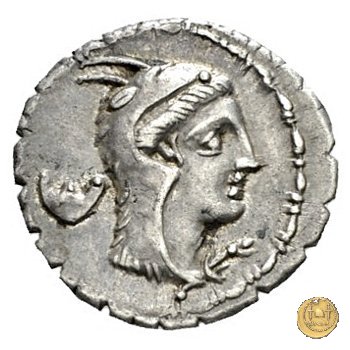 384/1 - denario L. Papius 79 BC (Roma)