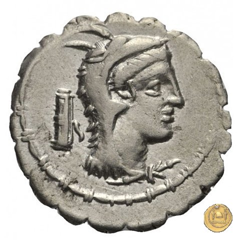 384/1 - denario L. Papius 79 BC (Roma)