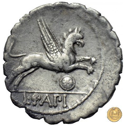 384/1 - denario L. Papius 79 BC (Roma)