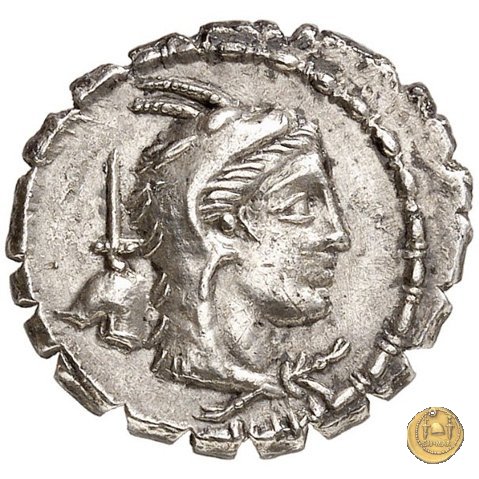 384/1 - denario L. Papius 79 BC (Roma)