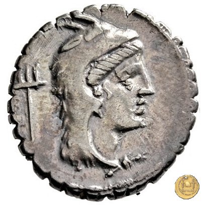 384/1 - denario L. Papius 79 BC (Roma)