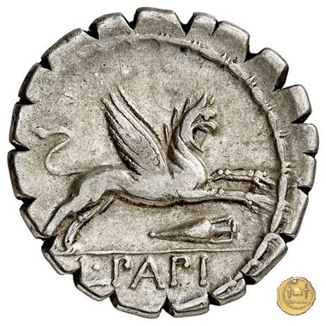 384/1 - denario L. Papius 79 BC (Roma)