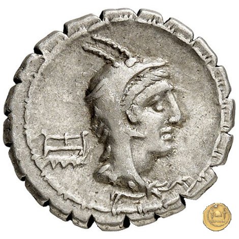 384/1 - denario L. Papius 79 BC (Roma)