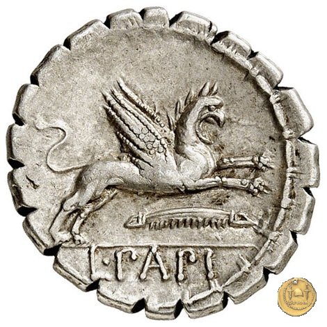 384/1 - denario L. Papius 79 BC (Roma)