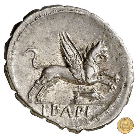 384/1 - denario L. Papius 79 BC (Roma)