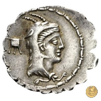 384/1 - denario L. Papius 79 BC (Roma)