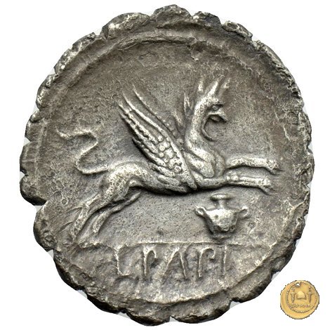 384/1 - denario L. Papius 79 BC (Roma)