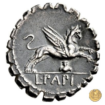 384/1 - denario L. Papius 79 BC (Roma)