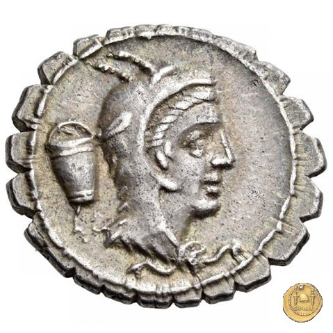 384/1 - denario L. Papius 79 BC (Roma)