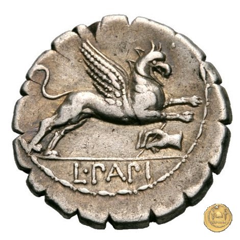 384/1 - denario L. Papius 79 BC (Roma)