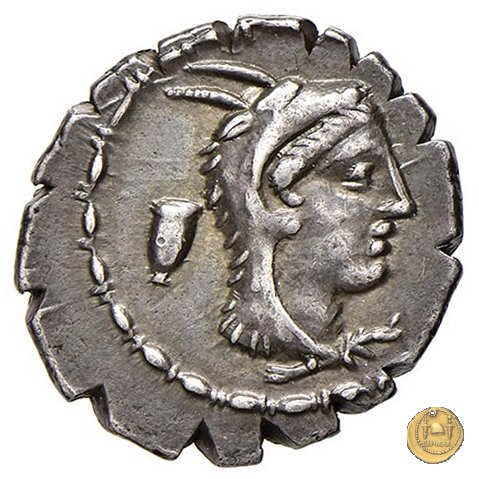 384/1 - denario L. Papius 79 BC (Roma)