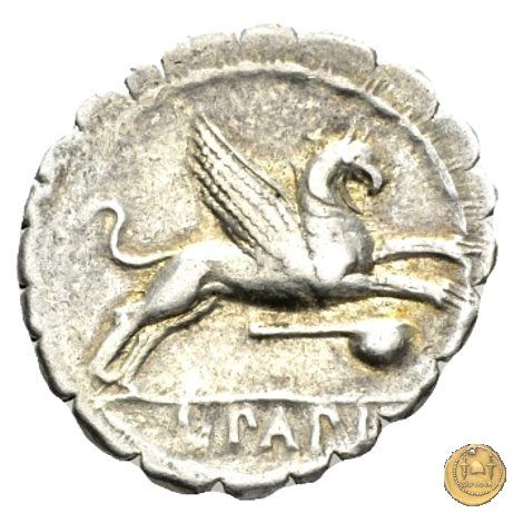 384/1 - denario L. Papius 79 BC (Roma)