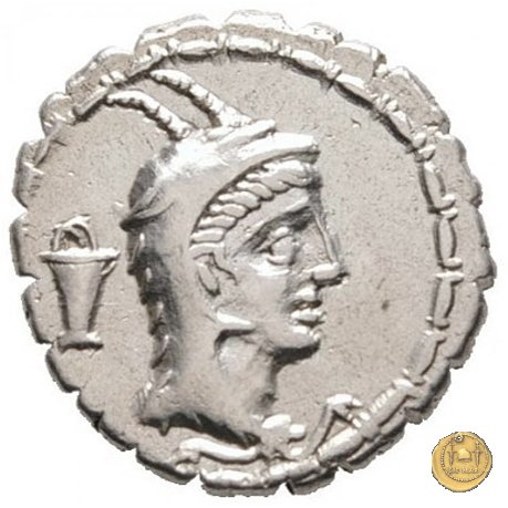 384/1 - denario L. Papius 79 BC (Roma)