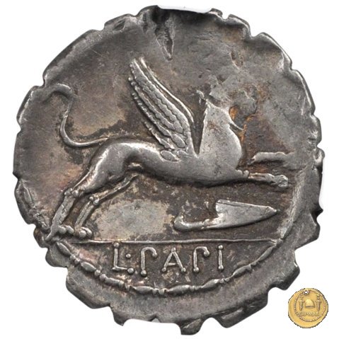 384/1 - denario L. Papius 79 BC (Roma)