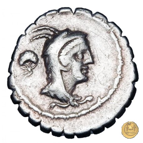 384/1 - denario L. Papius 79 BC (Roma)