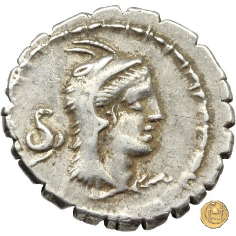 384/1 - denario L. Papius 79 BC (Roma)