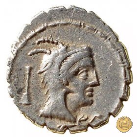 384/1 - denario L. Papius 79 BC (Roma)