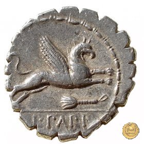 384/1 - denario L. Papius 79 BC (Roma)