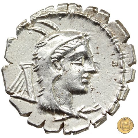 384/1 - denario L. Papius 79 BC (Roma)