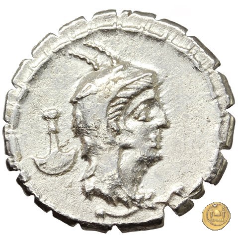 384/1 - denario L. Papius 79 BC (Roma)